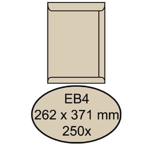 Picture 1 of Envelop Quantore akte EB4 262x371mm cremekraft 250 stuks