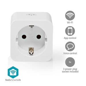 Picture 5 of Slimme stekker Nedis Smartlife Wifi 3 stuks wit