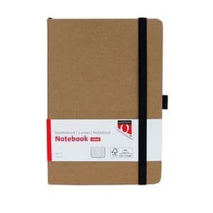Picture 1 of Notitieboek Quantore A5 lijn 192blz 80gr kraft