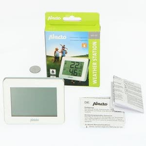 Picture 2 of Thermometer hygrometer Alecto WS-55 wit - zilver