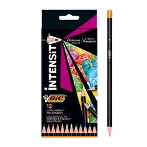 Picture 1 of Kleurpotloden Bic Intensity Premium assorti etui à 12 stuks