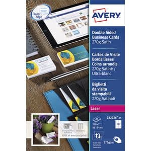 Picture 1 of Visitekaart Avery C32026-25 2-zijdig 270gr 250 stuks