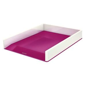 Picture 1 of Brievenbak Leitz WOW wit/roze