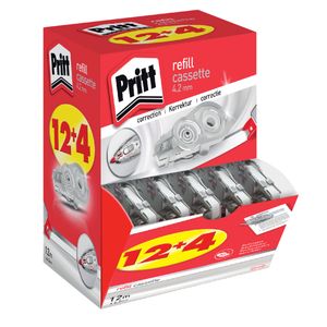 Picture 2 of Correctietapevulling Pritt navul cassette Flex 4.2mmx12m promopack à 12+4 gratis
