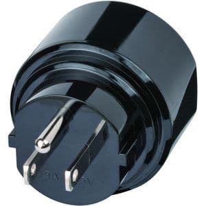 Picture 2 of Reisstekker Brennenstuhl adapter USA met aarding zwart