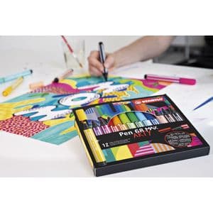 Picture 3 of Viltstift STABILO Pen 68 Max Arty assorti etui à 24 stuks