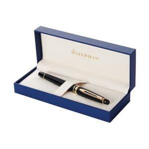 Picture 1 of Vulpen Waterman Expert black lacquer GT fijn