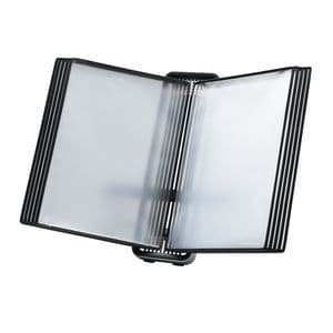 Picture 1 of Zichtpanelensysteem bureau Tarifold VEO PP A4 met 10-tassen zwart