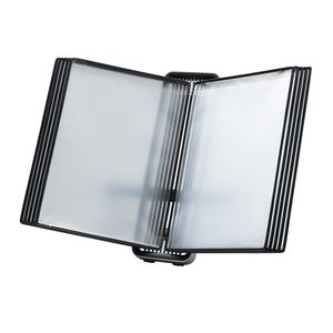 Picture 1 of Zichtpanelensysteem bureau Tarifold VEO PP A4 met 10-tassen zwart