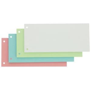 Picture 1 of Scheidingsstrook Oxford smal 240x105mm 190gr assorti 100 stuks