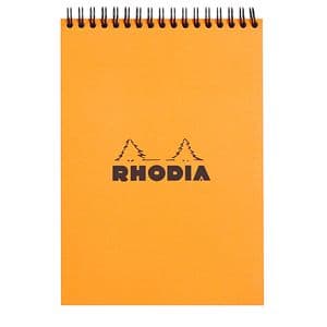 Picture 1 of Spiraalblok Rhodia A5 lijn 160 pagina's 80gr oranje
