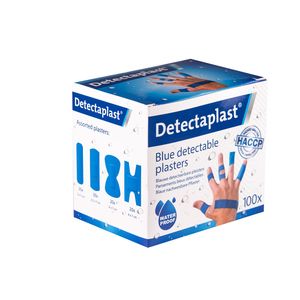 Picture 3 of Waterafstotende blauwe pleister Detectaplast assorti 100 stuks