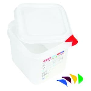 Picture 2 of Voedseldoos Araven GN 1/6 met deksel 2600 ml 4 stuks