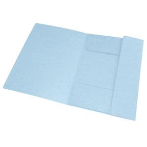 Picture 2 of Elastomap Oxford Top File+ A4 3 kleppen 390gr pastel blauw