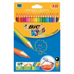 Picture 2 of Kleurpotloden BicKids Evolution ecolutions ass blister à 18st