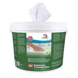 Picture 1 of Desinfectiedoekjes Dreumex Disinfectant & Cleaning emmer 800 stuks wit
