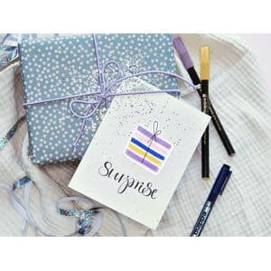 Picture 4 of Brushpen edding 1340 glitter assorti set à 4 stuks