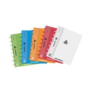 Picture 1 of Schrift Adoc A5 ruit 5x5mm 144 pagina's 90gr transparant assorti