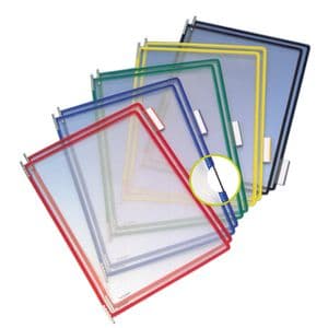 Picture 3 of Zichtpaneel Tarifold A4 verticaal assorti 10 stuks