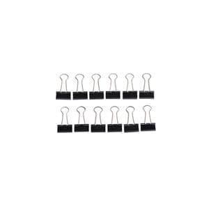Picture 5 of Papierklem MAUL 213 foldback 19mm zwart 12 stuks