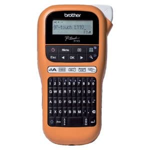 Picture 5 of Labelprinter Brother P-touch TZe PT-E110 draagbaar qwerty 12mm oranje