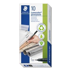 Picture 1 of Viltstift Staedtler Lumocolor 318 permanent F zwart