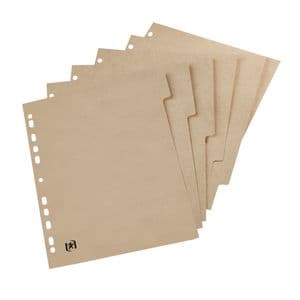 Picture 1 of Tabbladen Oxford Touareg 11-gaats 5-delig naturel karton
