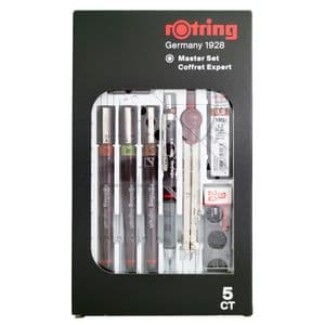 Picture 2 of Tekenset rOtring Isograph Master 10-delig