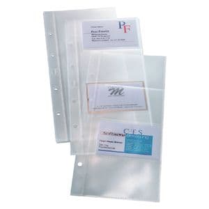 Picture 1 of Visitekaarthoes Sigel VZ350 voor visitekaartmap VZ300 voor 80 kaarten 90x58mm