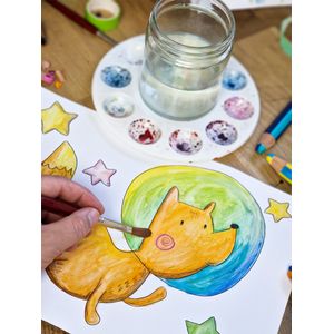 Picture 5 of Kleurpotloden STABILO 882 woody 3 in 1 duo inclusief puntenslijper assorti etui 5 à stuks