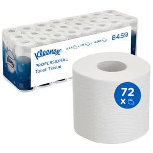Picture 1 of Toiletpapier Kleenex 3-laags 195vel wit 8459