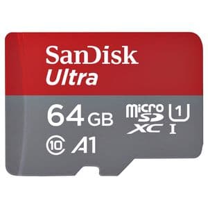 Picture 1 of Geheugenkaart Sandisk MicroSDXC Ultra 64GB (140mb/s C10 - SDA UHS-I)