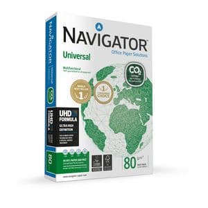 Picture 3 of Kopieerpapier Navigator Universal CO2 A4 80gr wit 500 vel