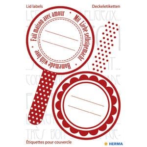 Picture 1 of Etiket HERMA 15446 keuken new look rood