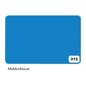 Picture 1 of Etalagekarton Folia 1-zijdig 48x68cm 380gr nr312 middenblauw