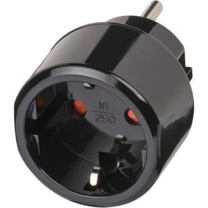 Picture 1 of Reisstekker Brennenstuhl adapter USA met aarding zwart