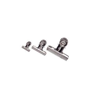 Picture 9 of Papierklem MAUL Bulldog 30mm capaciteit 10mm zilver 10 stuks