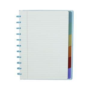 Picture 10 of Schrift Atoma A4+ lijn 120blz 90gr PP transparant assorti