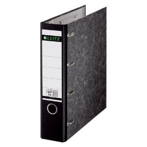 Picture 4 of Ordner Leitz 1092 giro-bank met dubbele mechaniek 75mm karton A4 zwart