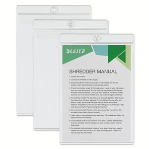 Picture 3 of Insteekmap U-model Leitz Premium met ophangoog 0.20mm PVC A5 transparant 50 stuks