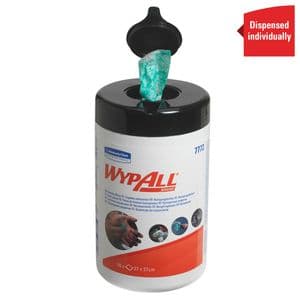 Picture 4 of Reinigingsdoek WypAll bus 1-laags 6x50 vel groen 7772