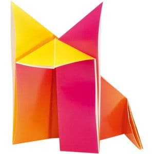 Picture 3 of Vouwblaadjes Folia 100gr 15x15cm 100 vel regenboog