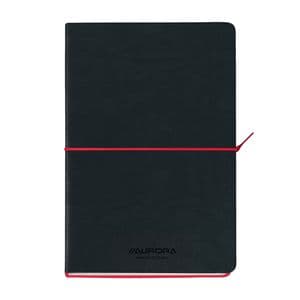 Picture 1 of Notitieboek Aurora Tesoro A5 192blz lijn 80gr rood