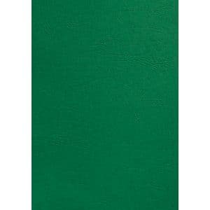 Picture 2 of Voorblad GBC A4 lederlook groen 100 stuks