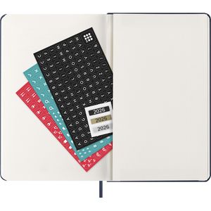 Picture 5 of Agenda 2026 Moleskine 12M Planner Weekly 7dagen/1pagina large hc sapphire blue