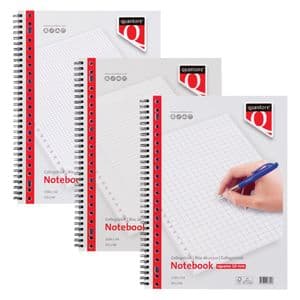 Picture 3 of Collegeblok Quantore A4 lijn 23-gaats 4 tabs 200 pagina's 70gr