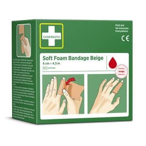 Picture 1 of Bandage Cederroth Soft Foam 6cmx4,5m beige