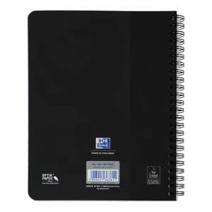 Picture 2 of Spiraalblok Oxford Touch A5 ruit 5x5mm 140 pagina's 80gr zwart