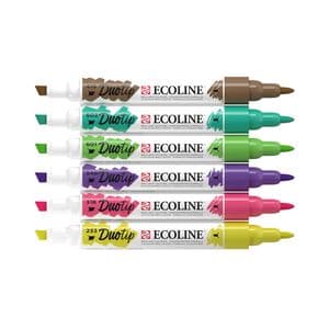 Picture 2 of Duotip Talens Ecoline set à 6 stuks botanisch