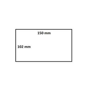 Picture 2 of Labeletiket IEZZY Zebra 800264-605 102x150mm 25mm wit permanent 300st